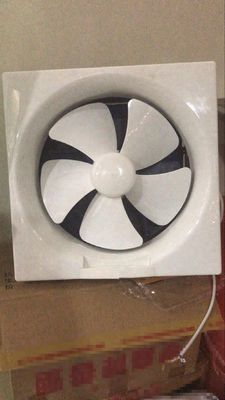 Plastic Material Square Shutter Exhaust Fan Ventilation Fan 6 Inch 8 Inch 10 Inch 12 Inch