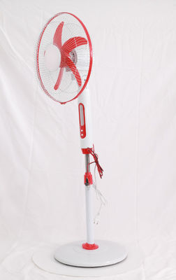 Κόκκινος 18 ' ανεμιστήρας στάσεων τηλεχειρισμού ηλιακός με τις οδηγήσεις 12pcs